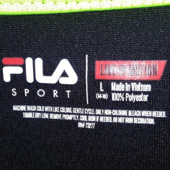 Fila Sport Men - LG - Black & Neon Green - Picture 6 of 11